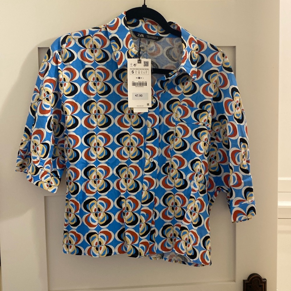 NWT tags Zara two piece linen set - sold together or separate